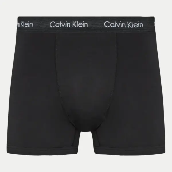 Calvin Klein - Ανδρικά Μποξεράκια Cotton Stretch Trunk 3Pack 0000U2662G-NOP Μαύρο 0000U2662G-NOP