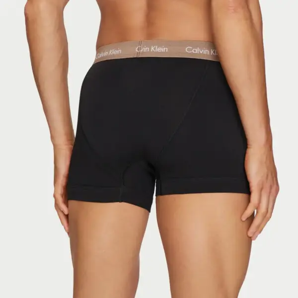 Calvin Klein - Ανδρικά Μποξεράκια Cotton Stretch Trunk 3Pack 0000U2662G-NOP Μαύρο 0000U2662G-NOP