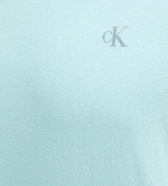 Calvin Klein - Ανδρικό T-shirt Back Logo Regular Fit J30J327523-MR5 Τιρκουάζ
