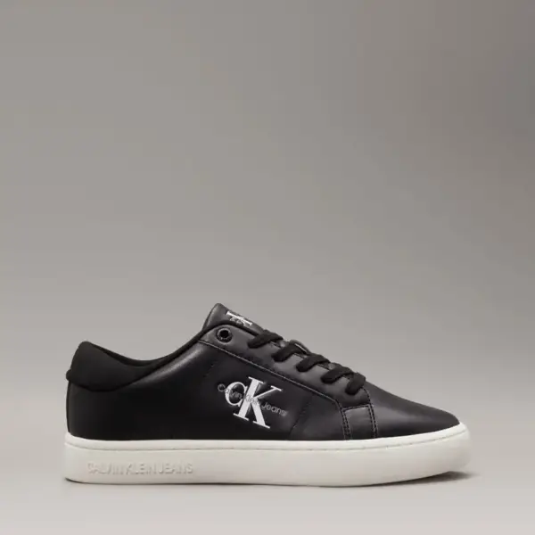 Calvin Klein - Γυναικεία Sneakers Cupsole Lowlaceup Lth Wn YW0YW01444-0GO Μαύρο