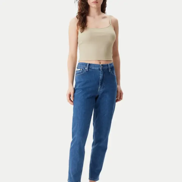 Calvin Klein - Γυναικείο Jean Mom Fit J20J225505-1A4 Μπλε