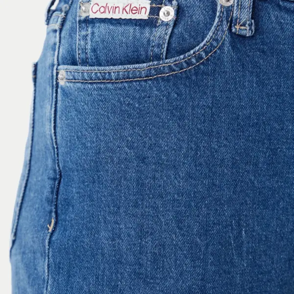 Calvin Klein - Γυναικείο Jean Mom Fit J20J225505-1A4 Μπλε