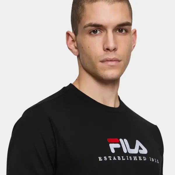 Fila - Ανδρικό T-shirt Brill Tee FAU0200-80010 Μαύρο FAU0200-80010