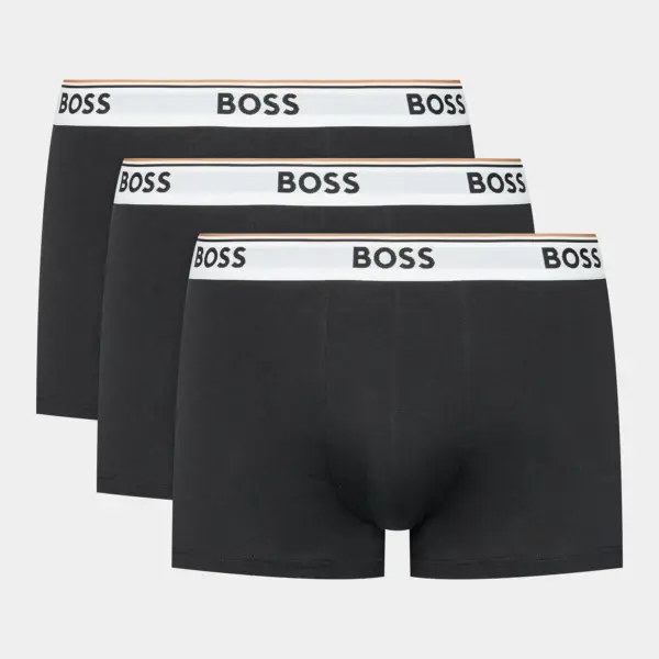 Hugo Boss - Ανδρικά Μποξεράκια Power Bodywear 3Pack 50475274-001 Μαύρο