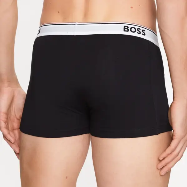 Hugo Boss - Ανδρικά Μποξεράκια Power Bodywear 3Pack 50475274-001 Μαύρο 50475274-001