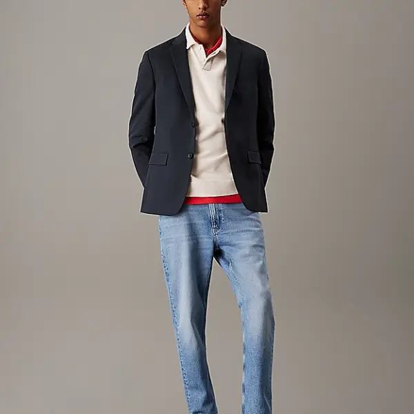 Calvin Klein - Ανδρικό Jean Dad Tapered Denim J30J327174-1AA Μπλε