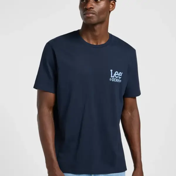 Lee - Ανδρικό T-shirt Subtle Logo Tee 112365456 Μπλε Ναυτικό