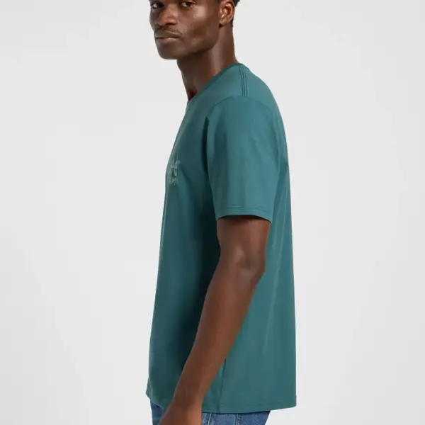 Lee - Ανδρικό T-shirt Subtle Logo Tee 112365457 Πετρόλ 112365457