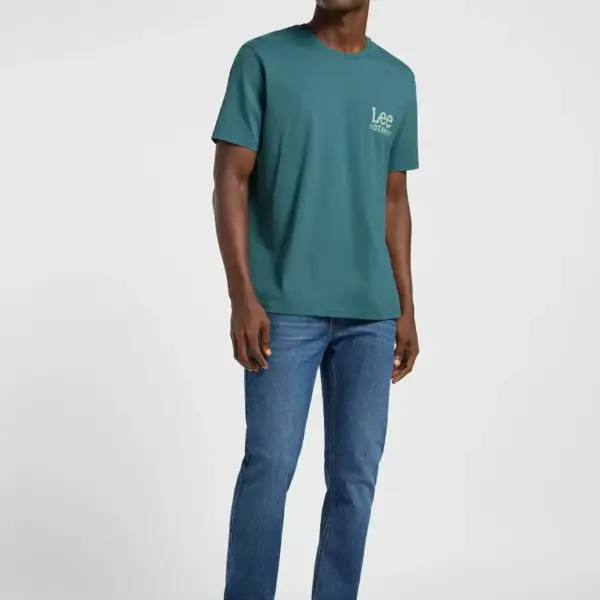 Lee - Ανδρικό T-shirt Subtle Logo Tee 112365457 Πετρόλ 112365457