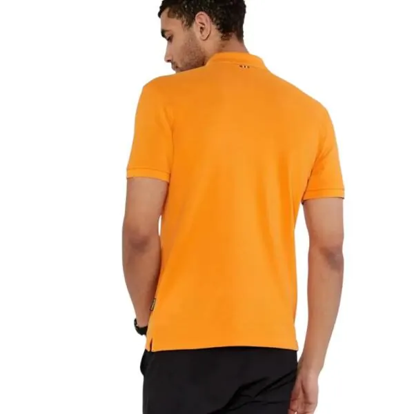 Napapijri - Elbas Ανδρική Μπλούζα Κοντομάνικη Polo NP0A4GDL-A70 Πορτοκαλί NP0A4GDL-A70