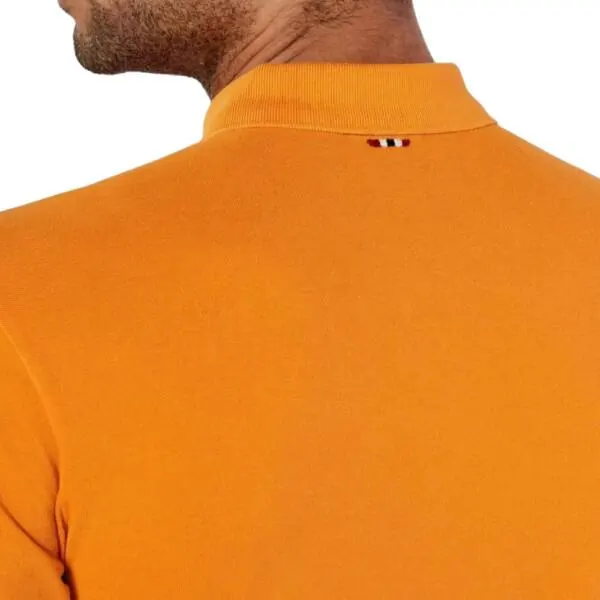 Napapijri - Elbas Ανδρική Μπλούζα Κοντομάνικη Polo NP0A4GDL-A70 Πορτοκαλί NP0A4GDL-A70
