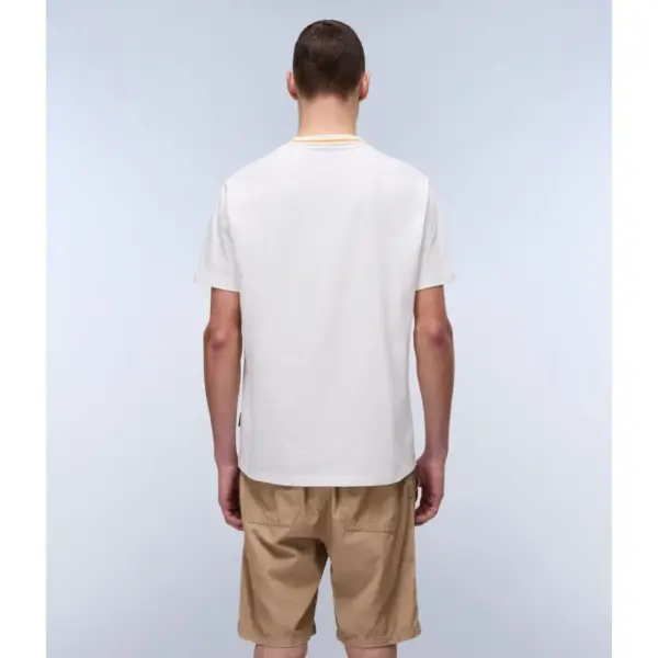 Napapijri - Ανδρικό T-shirt S-Murlo Ss Regular Fit NP0A4IEJ-N1A Εκρού NP0A4IEJN1A