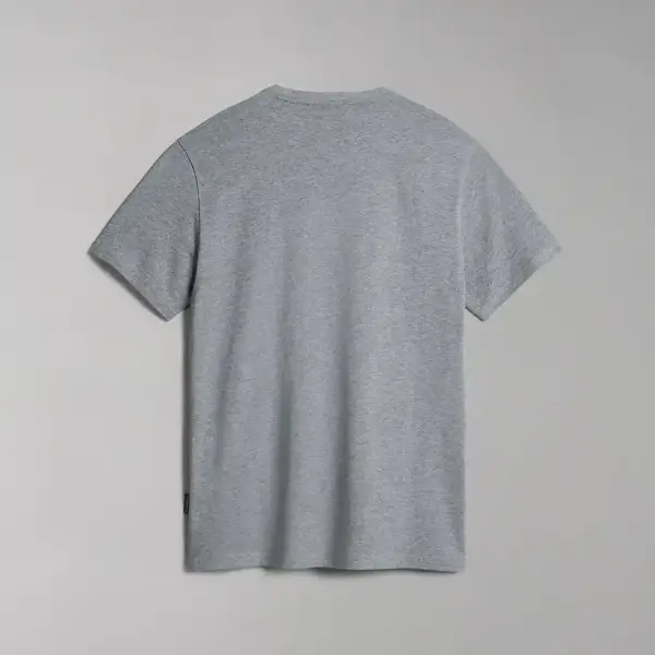 Napapijri - Ανδρικό T-shirt Salis Ss Sum Regular Fit NP0A4H8D-160 Γκρι NP0A4H8D160