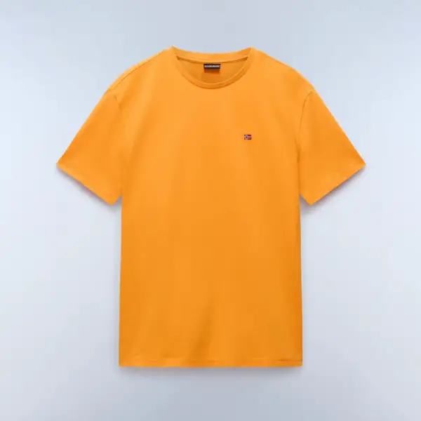 Napapijri - Ανδρικό T-shirt Salis Ss Sum Regular Fit NP0A4H8D-A70 Πορτοκαλί NP0A4H8DA70