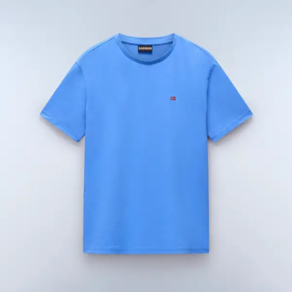 Napapijri - Ανδρικό T-shirt Salis Ss Sum Regular Fit NP0A4H8D-B2V Μπλε NP0A4H8DB2V