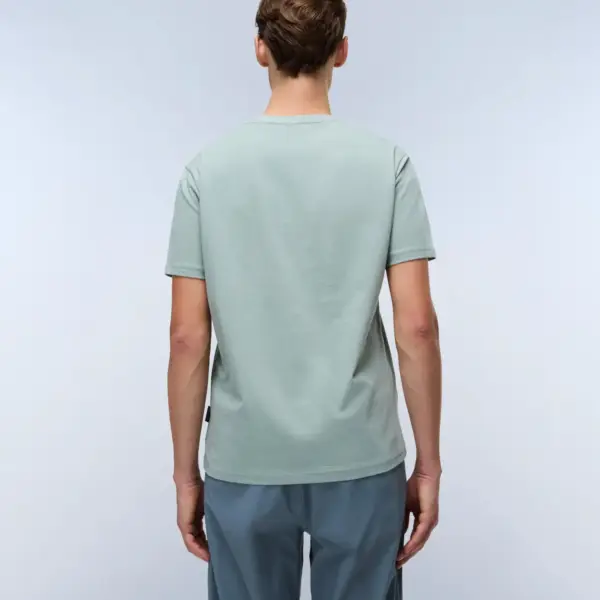 Napapijri - Ανδρικό T-shirt Salis Ss Sum Regular Fit NP0A4H8D-G1X Πράσινο NP0A4H8DG1X