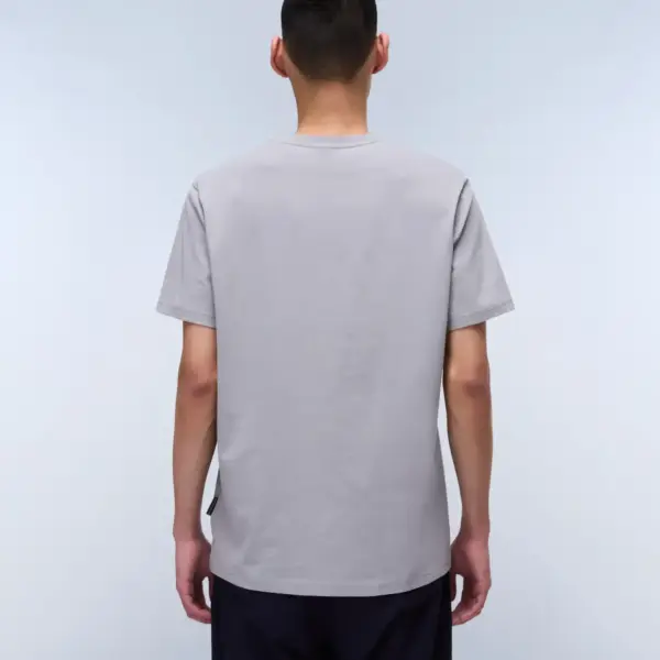 Napapijri - Ανδρικό T-shirt Salis Ss Sum Regular Fit NP0A4H8D-H62 Γκρι NP0A4H8DH62