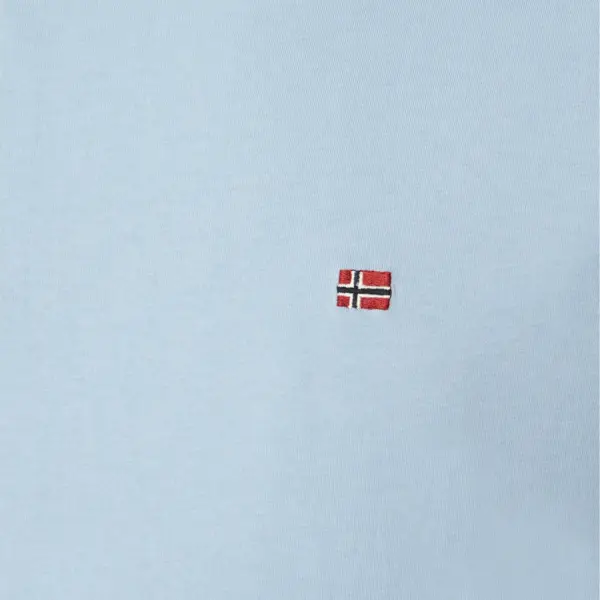 Napapijri - Ανδρικό T-shirt Salis Ss Sum Regular Fit NP0A4H8D-I83 Γαλάζιο NP0A4H8DI83