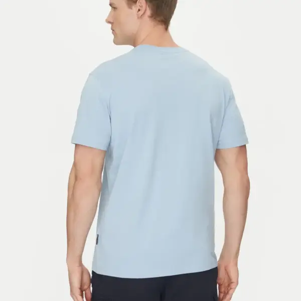 Napapijri - Ανδρικό T-shirt Salis Ss Sum Regular Fit NP0A4H8D-I83 Γαλάζιο NP0A4H8DI83