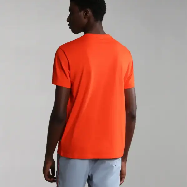 Napapijri - Ανδρικό T-shirt Salis Ss Sum Regular Fit NP0A4H8D-R05 Κόκκινο NP0A4H8DR05