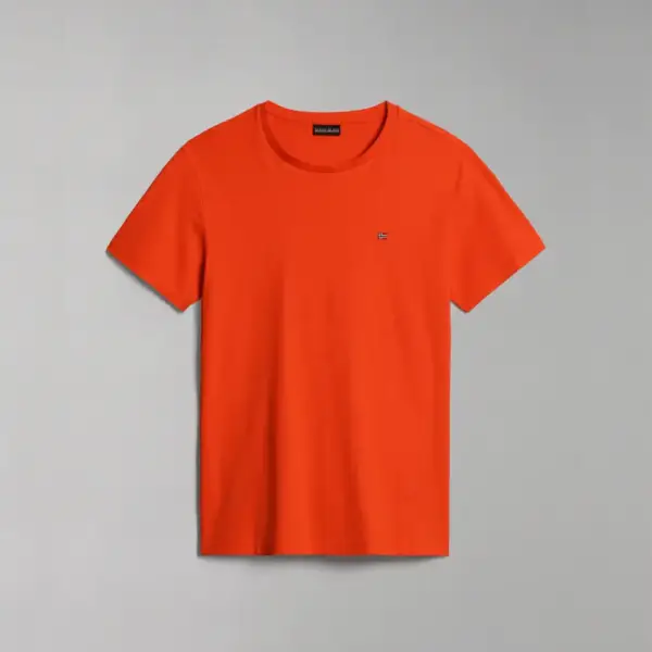 Napapijri - Ανδρικό T-shirt Salis Ss Sum Regular Fit NP0A4H8D-R05 Κόκκινο NP0A4H8DR05