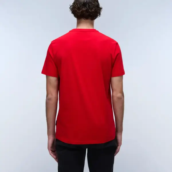 Napapijri - Ανδρικό T-shirt Salis Ss Sum Regular Fit NP0A4H8D-R06 Κόκκινο NP0A4H8DR06