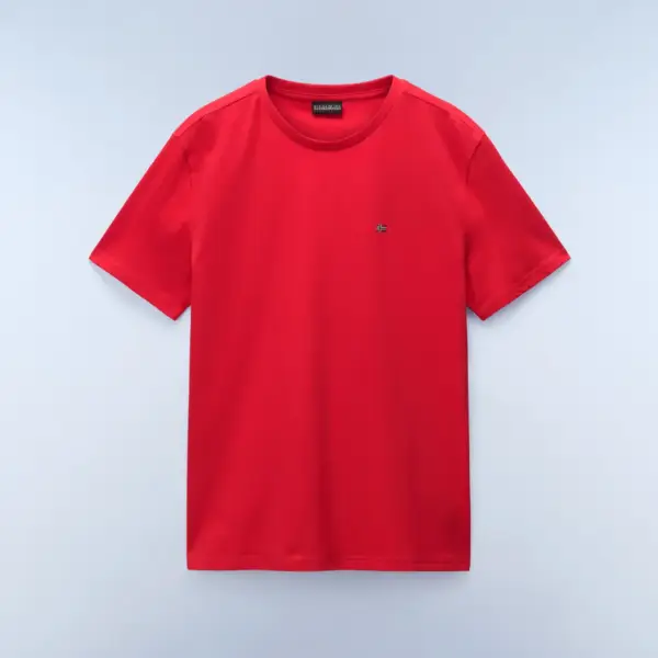 Napapijri - Ανδρικό T-shirt Salis Ss Sum Regular Fit NP0A4H8D-R06 Κόκκινο NP0A4H8DR06