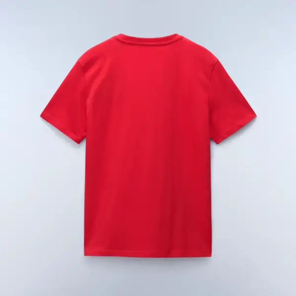 Napapijri - Ανδρικό T-shirt Salis Ss Sum Regular Fit NP0A4H8D-R06 Κόκκινο NP0A4H8DR06