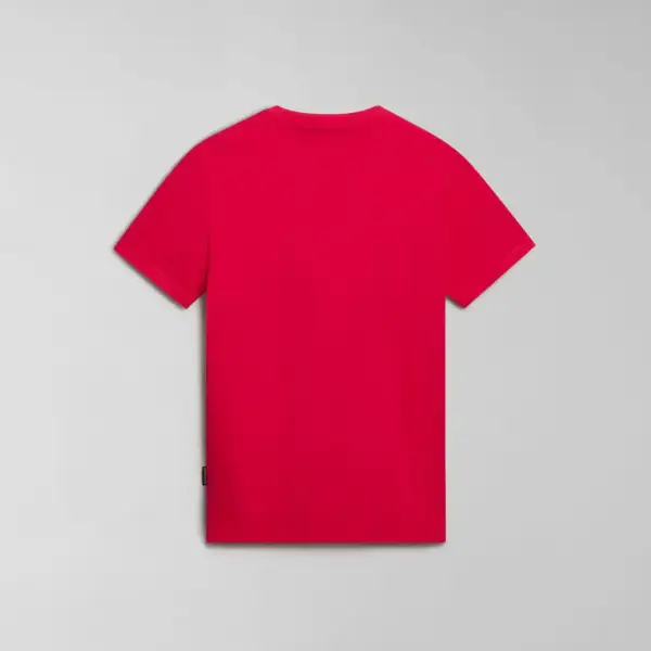 Napapijri - Ανδρικό T-shirt Salis Ss Sum Regular Fit NP0A4H8D-R25 Φούξια NP0A4H8DR25