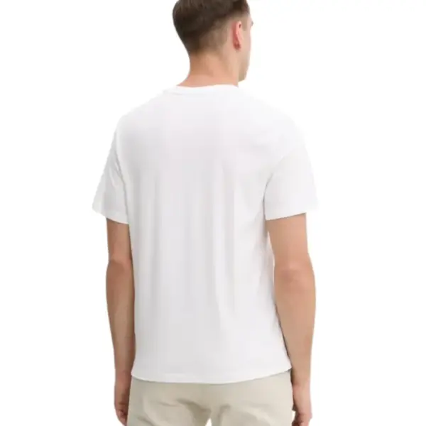 Pepe Jeans - Ανδρικό T-shirt Contrast Connor Regular Fit PM509933-800 Λευκό PM509933-800