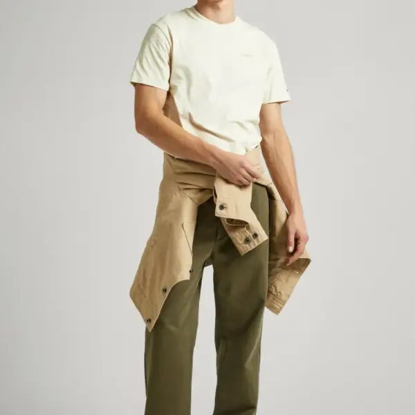 Pepe Jeans - Ανδρικό T-shirt London Regular Fit PM508664-803 Μπεζ