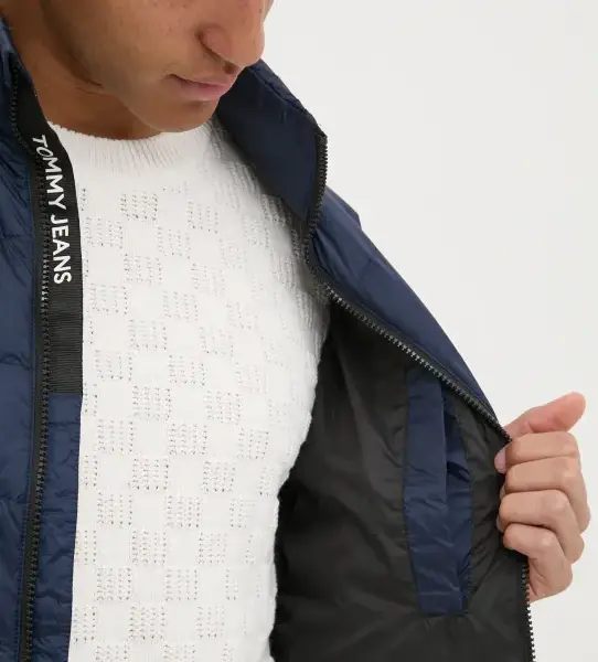 Tommy Hilfiger - Αδιάβροχο Ανδρικό Light Jacket Regular Fit DM0DM20658-C1G Μπλε