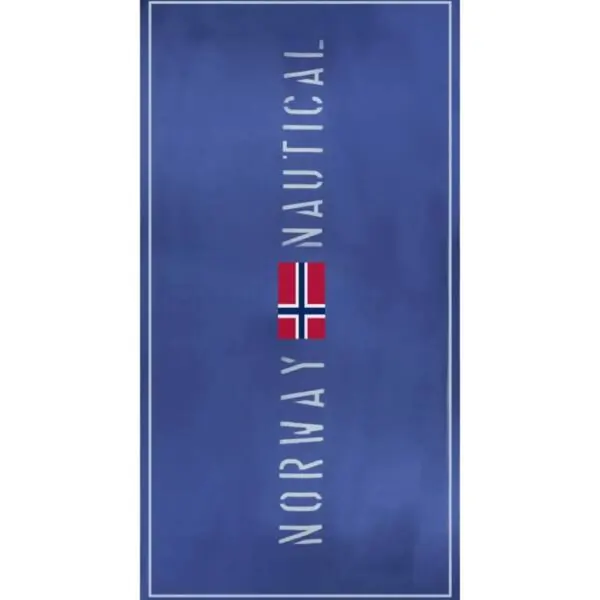 Scuola Nautica Italiana Πετσέτα Θαλάσσης Βαμβακερή (90x180) 831101-BLU Μπλε