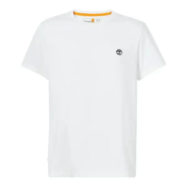 Timberland - Ανδρικό T-shirt με Λογότυπο Oyster River Logo Tee TB0A2BR3-100 Λευκό TB0A2BR3100