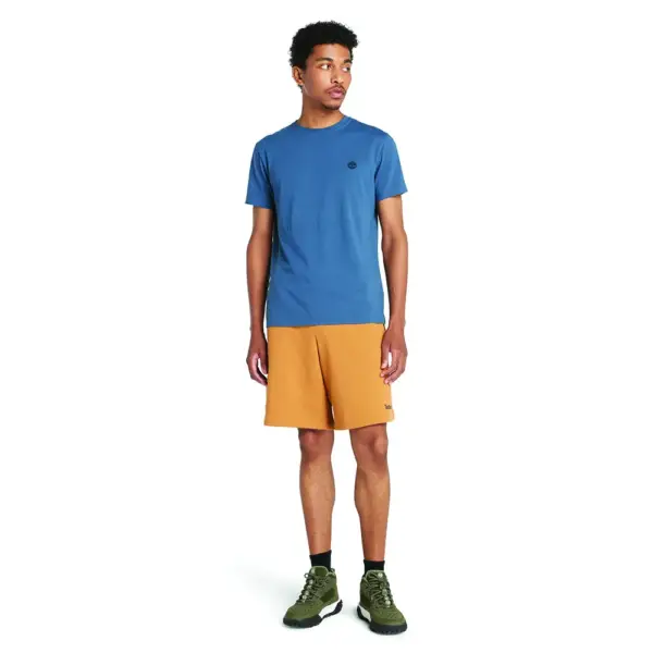 Timberland - Ανδρικό T-shirt με Λογότυπο Oyster River Logo Tee TB0A2BR3-288 Μπλε