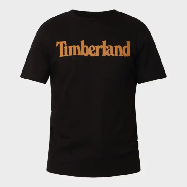 Timberland - Ανδρικό T-shirt με Λογότυπο TB0A2BRN-P56 Μαύρο