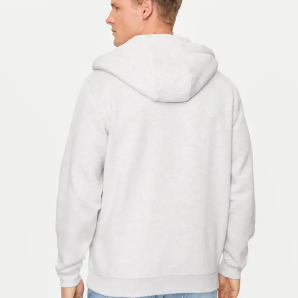 Tommy Hilfiger - Ανδρική Ζακέτα με Φερμουάρ και Κουκούλα Regular Fit DM0DM20743-PJ4 Γκρι DM0DM20743-PJ4