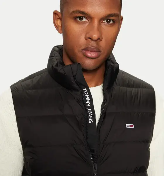 Tommy Hilfiger - Ανδρικό Αμάνικο Μπουφάν Tjm Lt Down Vest Ext DM0DM20663-BDS Μαύρο