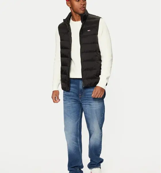 Tommy Hilfiger - Ανδρικό Αμάνικο Μπουφάν Tjm Lt Down Vest Ext DM0DM20663-BDS Μαύρο