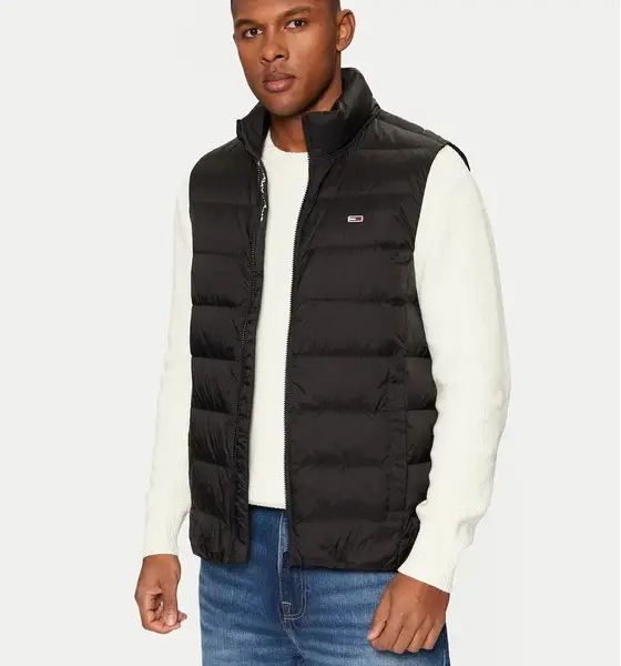 Tommy Hilfiger - Ανδρικό Αμάνικο Μπουφάν Tjm Lt Down Vest Ext DM0DM20663-BDS Μαύρο