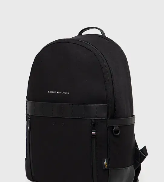 Tommy Hilfiger - Ανδρικό Σακίδιο Th Elevated 1985 AM0AM10938-BDS Μαύρο