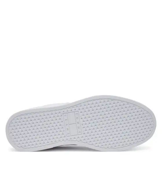 Tommy Hilfiger - Γυναικεία Δερμάτινα Sneakers The Greenwich EN0EN02794-YBS Λευκό