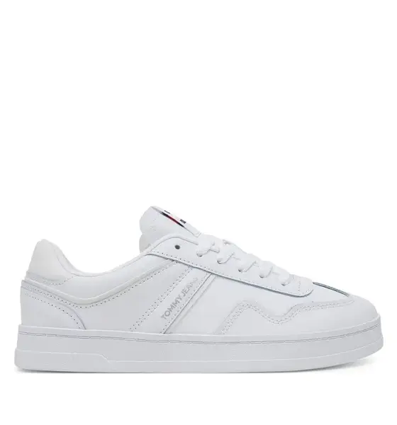 Tommy Hilfiger - Γυναικεία Δερμάτινα Sneakers The Greenwich EN0EN02794-YBS Λευκό