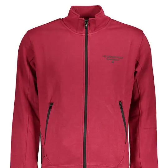 U.S.Grand Polo Club - Ανδρικό Φούτερ Με Λογότυπο USF897-RED Κόκκινο