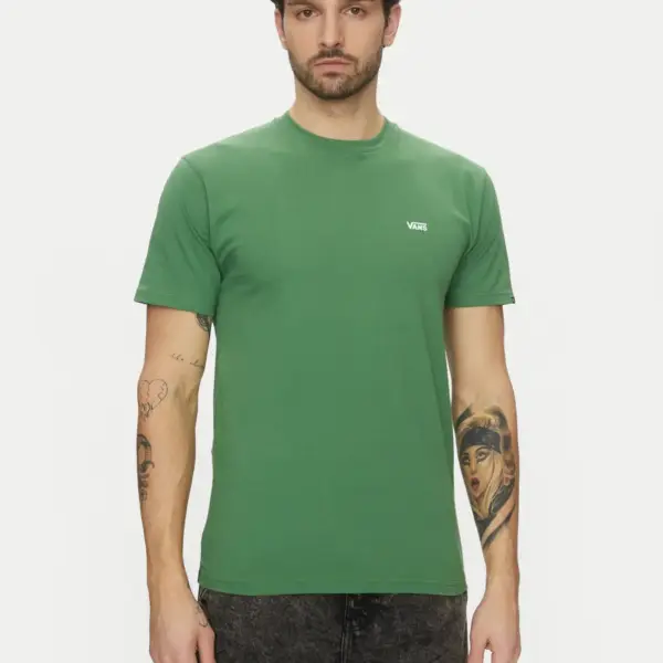 Vans - Ανδρικό T-shirt Κοντομάνικο Left Chest Logo Tee Regular fit VN0A3CZE-BR1 Πράσινο