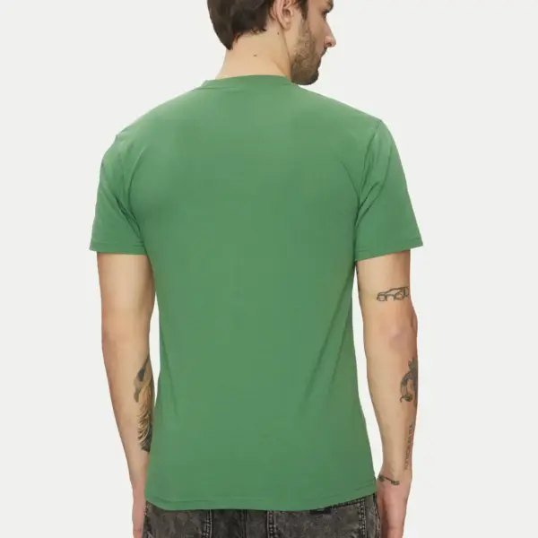 Vans - Ανδρικό T-shirt Κοντομάνικο Left Chest Logo Tee Regular fit VN0A3CZE-BR1 Πράσινο VN0A3CZE-BR1