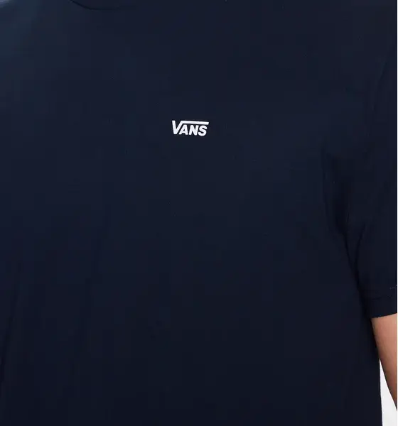 Vans - Ανδρικό T-shirt Κοντομάνικο Left Chest Logo Tee Regular fit VN0A3CZE-NAV Μπλε Ναυτικό