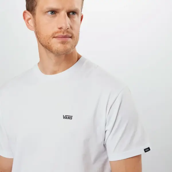 Vans - Ανδρικό T-shirt Κοντομάνικο Left Chest Logo Tee Regular fit VN0A3CZE-YB2 Λευκό VN0A3CZE-YB2