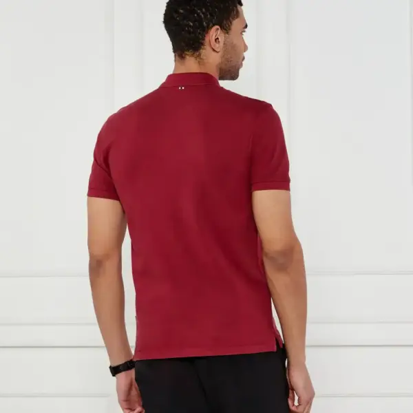 Napapijri - Elbas Ανδρική Μπλούζα Κοντομάνικη Polo NP0A4GDL-R1E Κόκκινο NP0A4GDL-R1E