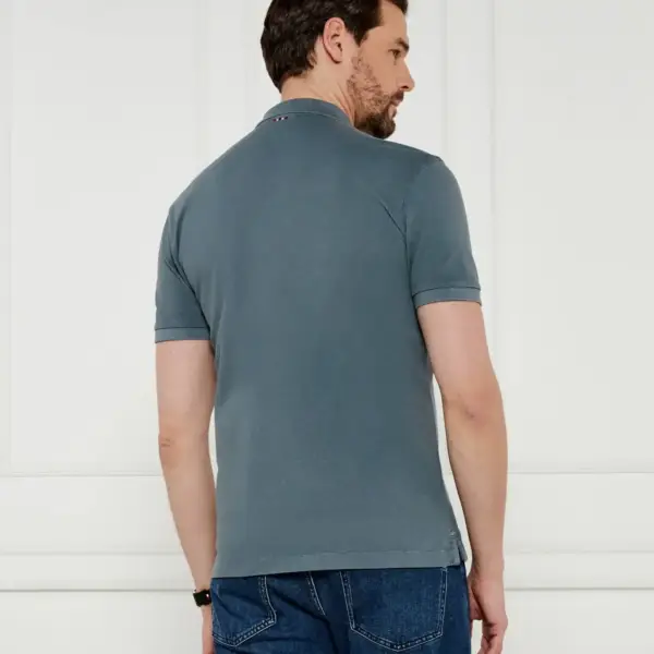 Napapijri - Elbas Ανδρική Μπλούζα Κοντομάνικη Polo NP0A4GDL-G1Y Μπλε Ραφ NP0A4GDL-G1Y